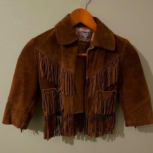 Vintage Child’s Suede Western style Jacket